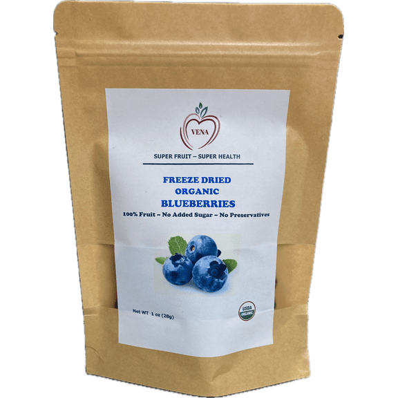 ORGANIC FREEZE DRIED BLUEBERRY 1 OZ, 5 PK