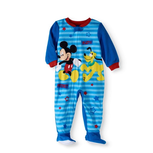 fleece footed pajamas newborn