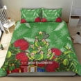 thumbnail image 4 of Juego de cama de Navidad Kakapo Nueva Zelanda Meri Kirihimete Pohutukawa - Verde, 4 of 6