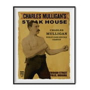 Charles Mulligan's Steakhouse Poster Ron Swanson Parks And Recreation Rec Gift