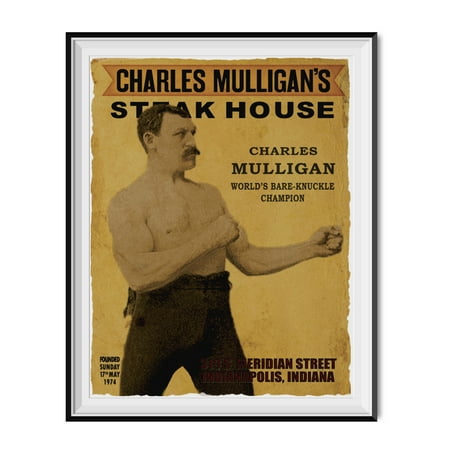 Charles Mulligan's Steakhouse Poster Ron Swanson Parks And Recreation Rec (Parks And Rec Best Of Ron Swanson)