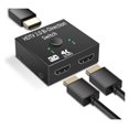 thumbnail image 1 of HMI-Compatible Splitter 4K Switch KVM Bi-Direction 1x2/2x1 HMI-compatible Switcher 2 In1 Out For PS4/3 TV Box Switcher Adapter ,Easy to Use, 1 of 6