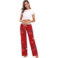 thumbnail image 4 of FREEAMG Women Pajama Pants Cute Pjs Sleepwear Pants, 4 of 5