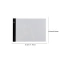 thumbnail image 3 of Xihbxyly Ofertas de Caja Abierta Liquidación Devoluciones En Almacén Tablero de Luz Led Portátil A4 para Copiar, Caja de Luz Delgada con Puerto de Alimentación Usb, Tablero de Luz para Trazar, para A, 3 of 7