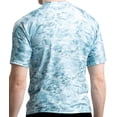 thumbnail image 5 of Aqua Design Rash Guard Men: UPF 50+ Short Sleeve Rashguard Swim Shirts for Men: Aqua Sky size 2X-Large, 5 of 6