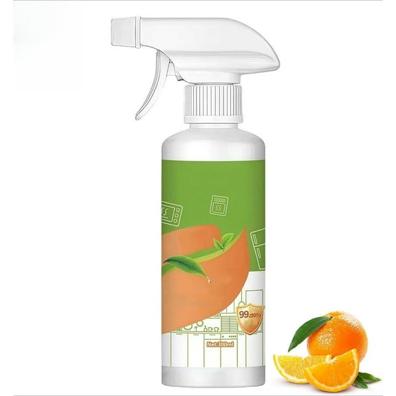 Electrolyzed Ion Kitchen Cleaner Spray, Multifunctional Powerful Kitchen Cleaner, Natural Enzyme Cleaners, Kitchens Pots and Pan Cleaners, For Range Hood, Oven, Pots (1pcs)
