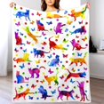 thumbnail image 5 of Cute Cat Blanket Super Soft Flannel Throw Blanket Bedding Cat Gifts for Cat, 5 of 5