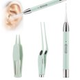thumbnail image 4 of 3 Pieces/Set Baby Adults LED Earwax Nasal Cleaning Tool Pick Portable Glowing Ear Wax Remover Extractor Tweezer Battery Powered Home Accessory, 4 of 6