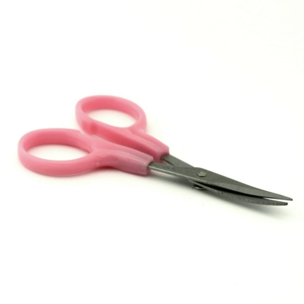4" Lightweight Sharp Curved Tip Craft Applique Embroidery Scissors