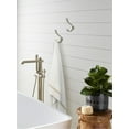 thumbnail image 2 of Amerock Vinland Transitional Double Prong Satin Nickel Wall Hook, 2 of 9