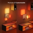 thumbnail image 4 of Nanoleaf Blocks Combo S Smarter Kit, Indoor RGBW Wifi Wall Light Panels, 5pk, 4 of 4