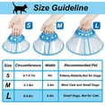 thumbnail image 5 of Cat Cone, 9.6in Adjustable Pet Cone Pet Recovery Collar for after Surgery Anti-Bite&Lick( Blue), 5 of 8