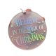 thumbnail image 1 of 1 pieza de adornos navideños de acrílico transparente en blanco de 3 pulgadas 2022, adornos navideños redondos de acrílico sin terminar para manualidades, adornos colgantes para decoración del árbol d, 1 of 5