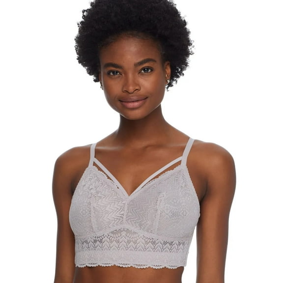PARFAIT Sandstone Mia Lace Padded Longline Bralette, US 40H, UK 40FF, NWOT