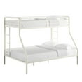 thumbnail image 5 of Weston Home Elise Kids Twin over Full Metal Bunk Bed, White, 5 of 9
