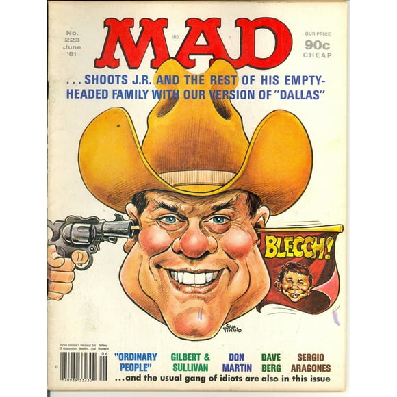MAD Magazine Vintage Collectible #223 JUNE 1981
