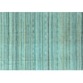 thumbnail image 1 of Ahgly Company Indoor Rectangle Abstract Light Blue Modern Area Rugs, 6' x 9', 1 of 4
