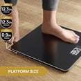 thumbnail image 4 of Bathroom Scale, Highly Accurate Digital Bathroom Body Scale, Measures Weight up to 400 lbs. Includes Batteries Black, 4 of 6