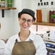 thumbnail image 5 of WORGEOUS Lienzo boina sombrero de periódico sombrero transpirable chef cocina sombrero cocinero catering sombrero, 5 of 8
