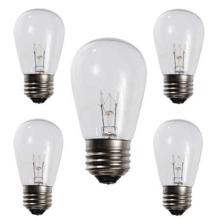 

Warm White - S14 Incandescent Bulbs - Box of 5