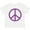 AA-White, variant on Inktastic Purple Peace Sign Boys or Girls Toddler T-Shirt