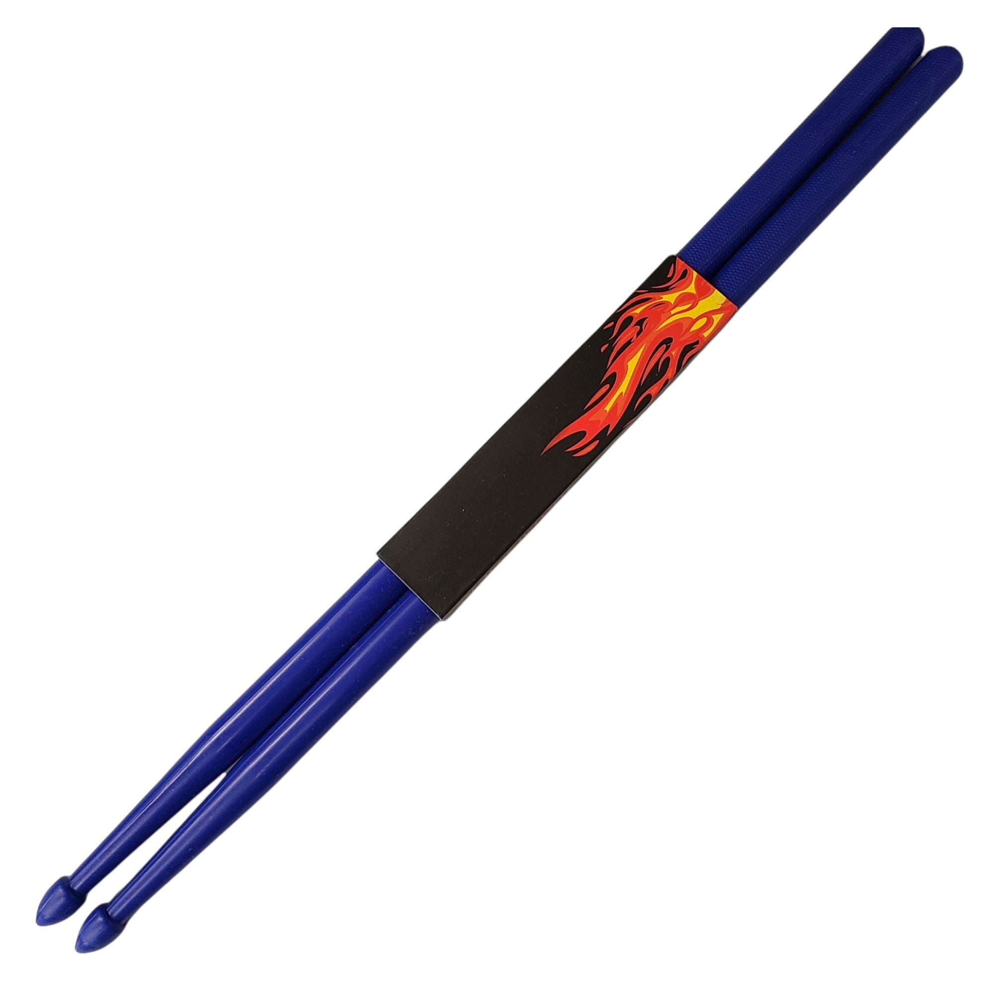 Pair 5A Dark Blue Plastic Drum Sticks Lightweight Fitness Exercise