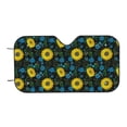 thumbnail image 7 of Balery Sunflowers And Blue Flower Print Car Windshield Sun Shade,Windshield Sunshade for Car Pickup Truck SUV Accessories-Small, 7 of 7