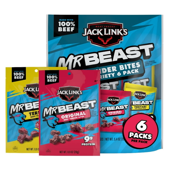 JL MB 5.4 Oz Original and Teriyaki Tender Bites 1/1