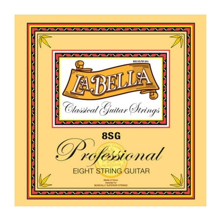 La Bella 8SG Classical Guitar 8-String 29-52
