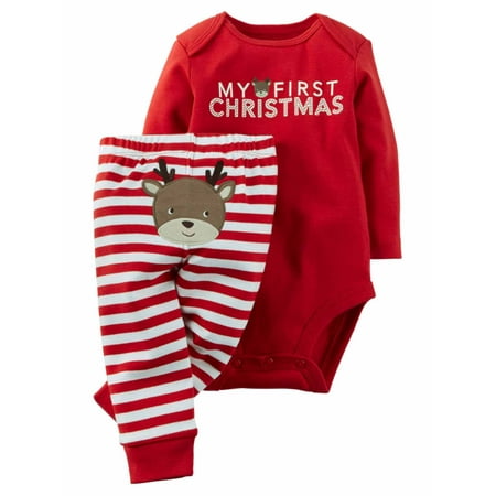 Carter's - Carters Infant Boys My First Christmas Outfit Reindeer Carter's - Carters Infant Boys My First Christmas Outfit Reindeer Bodysuit & Pants Set - Walmart.com - Carter's - Carters Infant Boys My First Christmas Outfit Reindeer