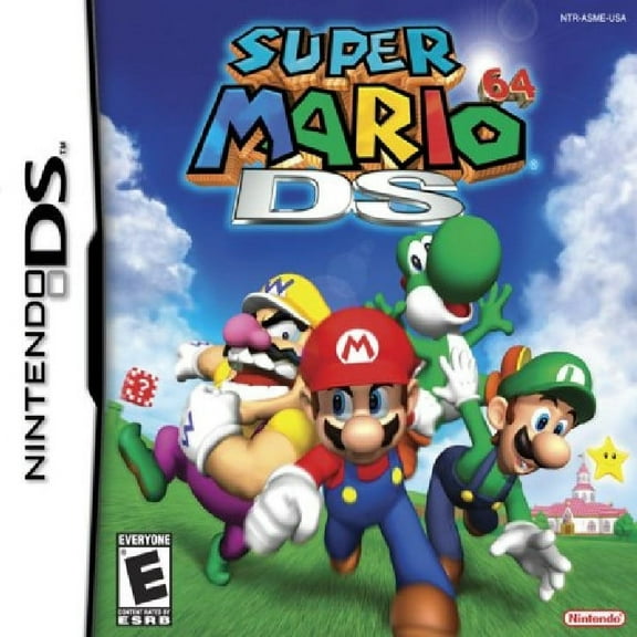 Restored Super Mario 64 Action Adventure Platformer Game, Physical Format/Nintendo DS & DSi, Action, Adventure, Multiplayer, Platformer, Platformer Game 4 Offline Players