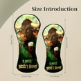 thumbnail image 2 of Golf Club Head Covers Dark Bull Patrick's Day Design Waterproof Leather Golf Head Covers for Men Women Driver Head Cover Fairway Headcover for Golf Lovers, 2 of 7