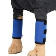 thumbnail image 2 of lionlar 2x Dog Knee Joint Support Brace Protector Leg Wound Compression Wrap Blue S, 2 of 9