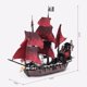 thumbnail image 3 of Bloques de construcción de barcos piratas La Perla Negra y La Venganza de la Reina Ana, juguetes para niños, regalos, compatibles con MOC 4195 4184, 3 of 5