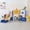 Yellow & Blue, variant on Arlopu 9 in 1 Toddler Slide Set, Large Toddler Slide with Basketball Hoop & Ball, Telescope, Storage Space, Tunnel, Outdoor Indoor Playground Slide