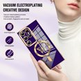 thumbnail image 4 of Allytech for Samsung Galaxy S23 Ultra Case Magnetic, Wireless Charging Compatible with Magsafe Anti-Scratch Bumper Butterfly Stylish Luxury Phone Case for Girls Women - Purple, 4 of 8