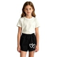 thumbnail image 3 of Liyamei Girls Casual Shorts with Loose Fit for Summer Everyday Wear Size 0-12,Black, 3 of 5