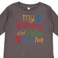 thumbnail image 4 of Inktastic Grammy and Papa Love Me Boys or Girls Long Sleeve Toddler T-Shirt, 4 of 5