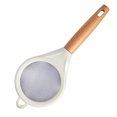thumbnail image 2 of Fine Mesh Food Strainer, Stainless Steel Portable Precise Safe Wooden Handle Flour Sieve Professional  for Kitchen, 2 of 8