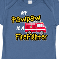 thumbnail image 4 of Inktastic My Pawpaw is a Firefighter with Fire Truck Boys or Girls Baby Bodysuit, 4 of 5