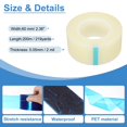 thumbnail image 2 of Uxcell Removable Protective Film Tape, PE Surface Scratch Film Medium Stickiness Tape Clear 2.4 Inch, 2 of 6