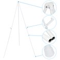 thumbnail image 3 of Unique Bargains 63inch Easel Stand for Painting, Art Easel Stand Large Portable Tripod Aluminum for Signs Poster Display, White, 3 of 7