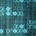 thumbnail image 1 of Ahgly Company Indoor Square Abstract Light Blue Modern Area Rugs, 5' Square, 1 of 4