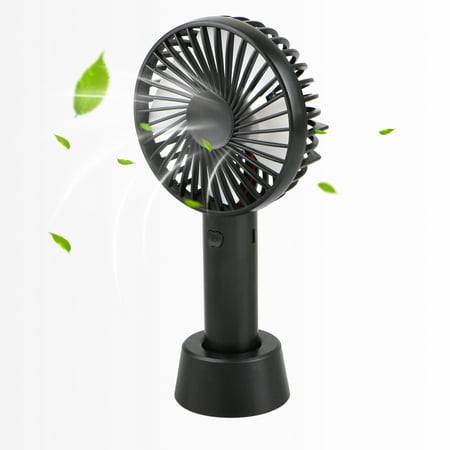 Mini Handheld Fan Small USB Personal Portable Desk Table Fan Rechargeable Battery Operated Travel Fan for Desk Camping Sleeping Laptop Office Room (Best Small Laptop For Travel)