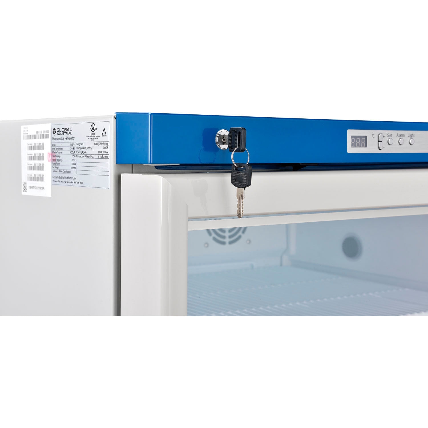Undercounter Laboratory Refrigerator, Glass Door, 4.2 Cu.Ft.