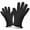 Black, variant on HYEASTR BBQ Gloves Heat Resistant, Waterproof Silicone Oven Mitts for Grilling and Smoker, Non-Slip 5 Finger Kitchen Hot Mitts for Baking, Cooking & Cast Iron - Royal Red