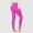 Hot Pink, variant on TrendVibe365 Womens Leggings High Waisted Gradient Plaid Stretchy Workout Yoga Pants High Waisted Butt Lifting Leggings Tights Casual Slim Sports Trousers Soft Elegant Running Curvy Pants Blue L