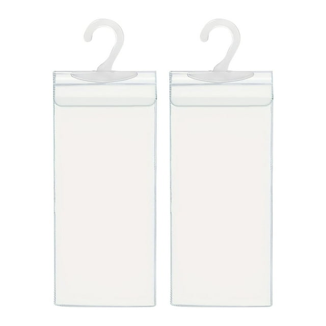 Wolfast Large Plastic Storage Bags Transparent Pvc Disability Sign Hook Bag Disability Card Car Hanging Bag Parking Sign Packaging Storage Bag