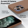 thumbnail image 3 of Designed for iPhone 11 Pro Max Case, Premium Soft TPU, Anti-Scratch Slim Shockproof Protective 11 Pro Max Phone Case for Women Men Boys Girls, Brown, 3 of 8