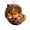 E, variant on Mini Resin Squirrel Christmas Ornament, 3.15 Inch Acorn Hut Hanging Decor, Cute Forest Animal for Tree